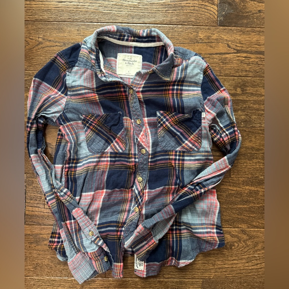 Abercrombie & Fitch Multicolor Plaid Shirt